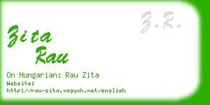 zita rau business card